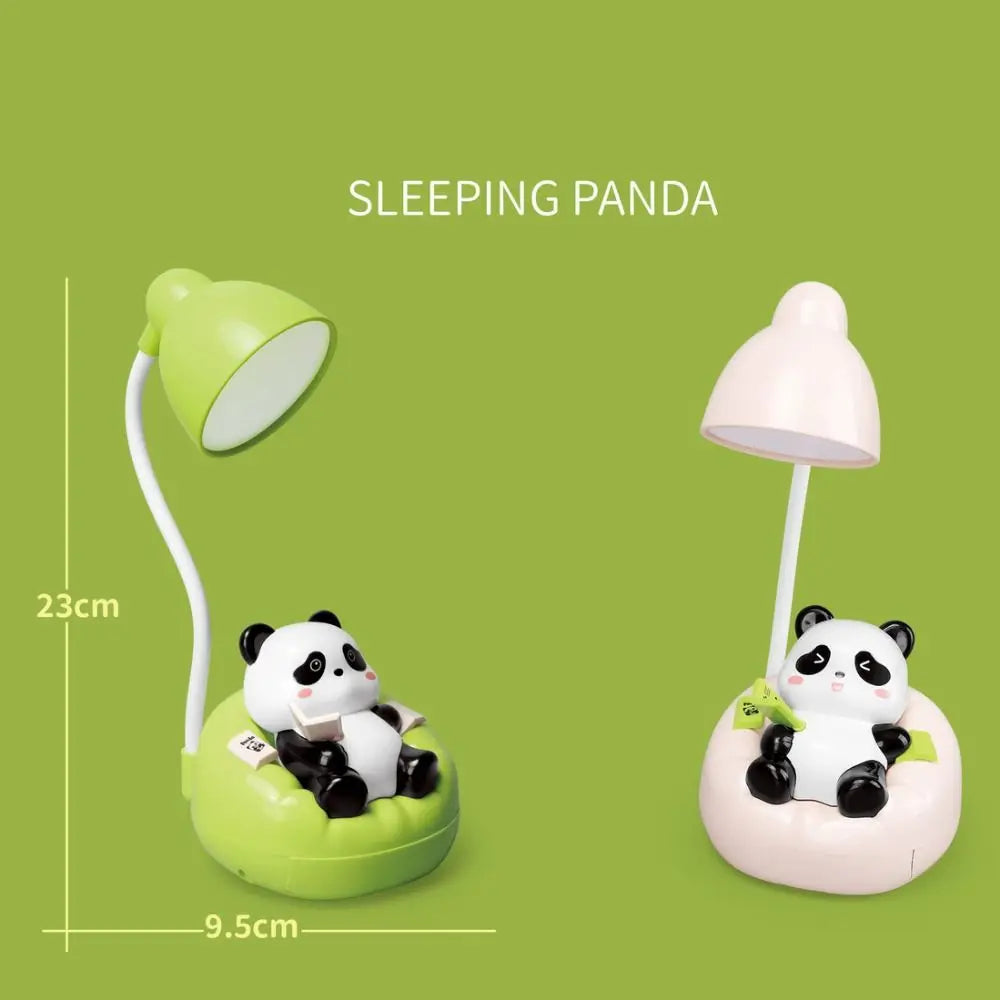 Chargeable Sofa Panda Nightlight Ornament 360° Adjustable USB-C Panda Mobile Phone Bracket Cartoon Children's Sleep Light/Night lamp