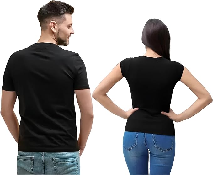 Mom & Dad 222 Couple Regular Fit Half-Sleeve T-Shirt