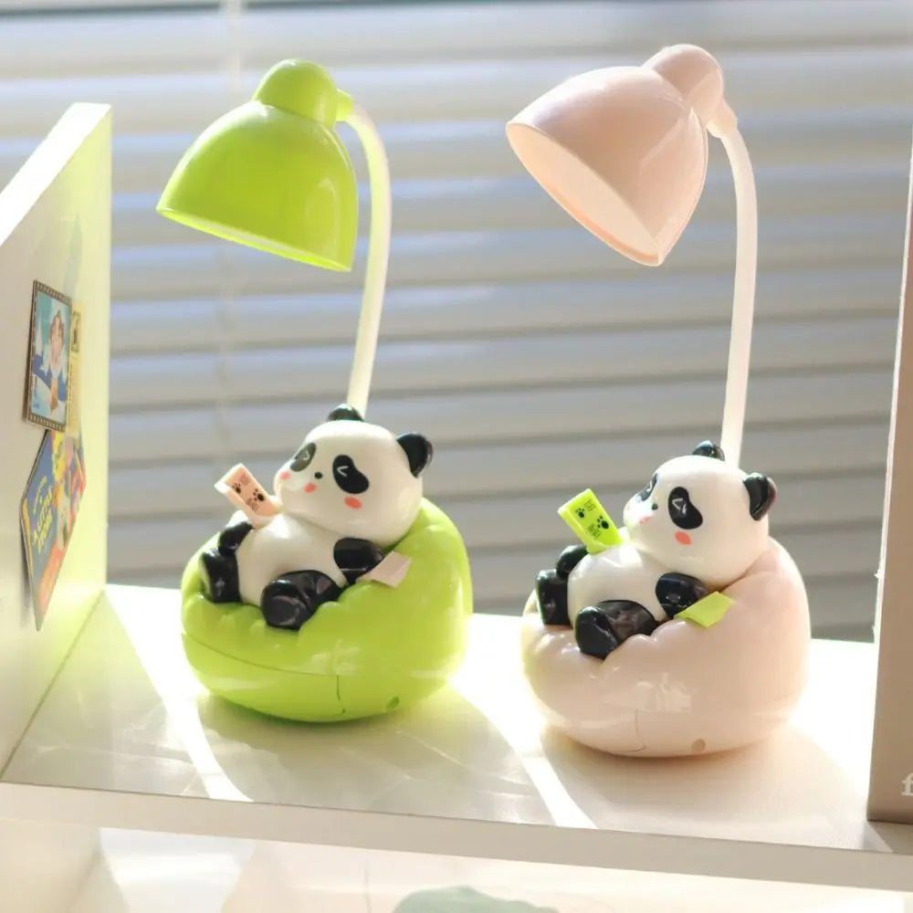 Chargeable Sofa Panda Nightlight Ornament 360° Adjustable USB-C Panda Mobile Phone Bracket Cartoon Children's Sleep Light/Night lamp