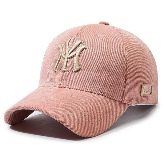 Premium Unisex Baseball Cap Mens Womens Sport Snapback Hat Cotton ( PEACH )