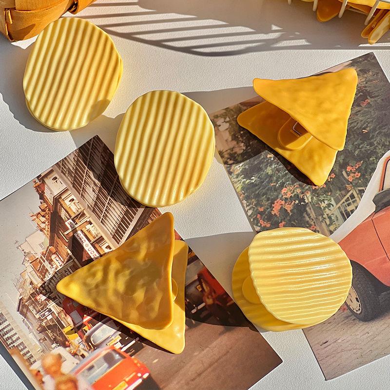 Creative Plastic Bag Clips for Food Storage, Snack Sealing Clips, Kitchen Storage Organiser, Office memo Clip (Pack of 4)