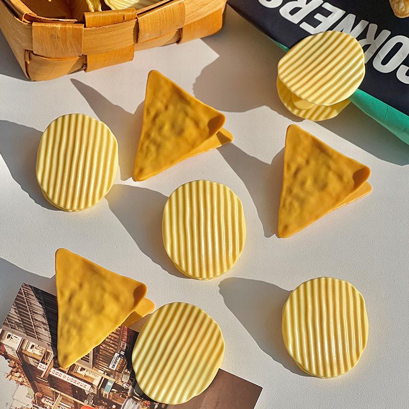 Creative Plastic Bag Clips for Food Storage, Snack Sealing Clips, Kitchen Storage Organiser, Office memo Clip (Pack of 4)