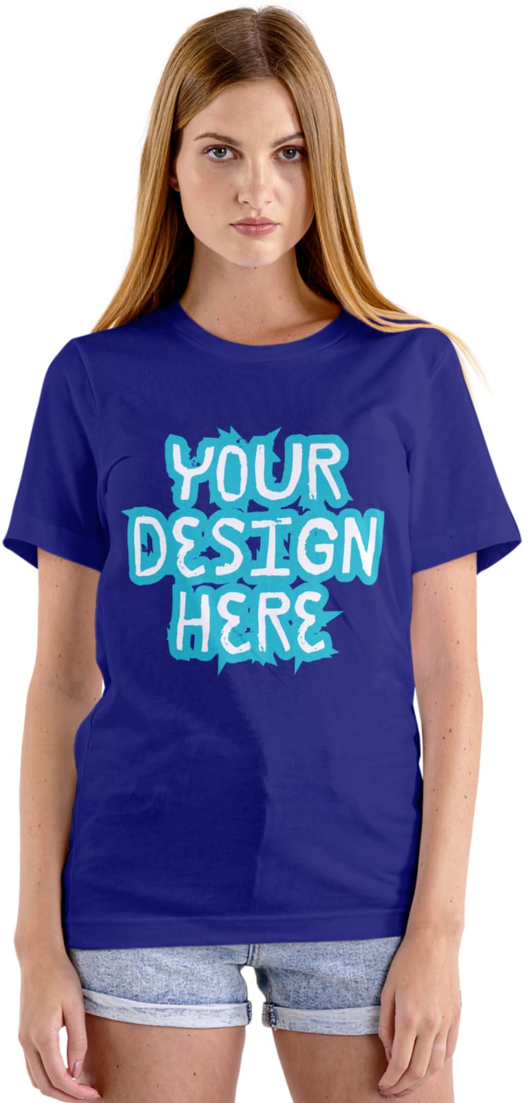 Women Customize Cotton Regular Fit Half-Sleeve T-Shirt