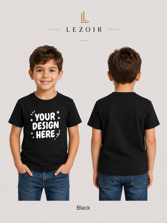 Kids Customized T-Shirt with Photo & Name Print – Lezoir