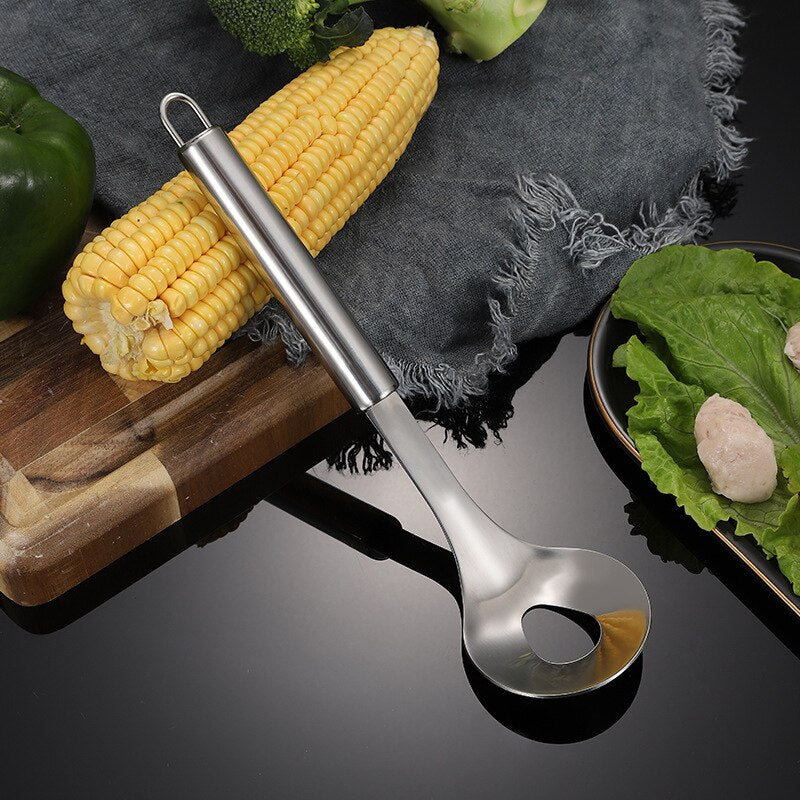 Set of 2 Stainless Steel Meatball Making Spoon