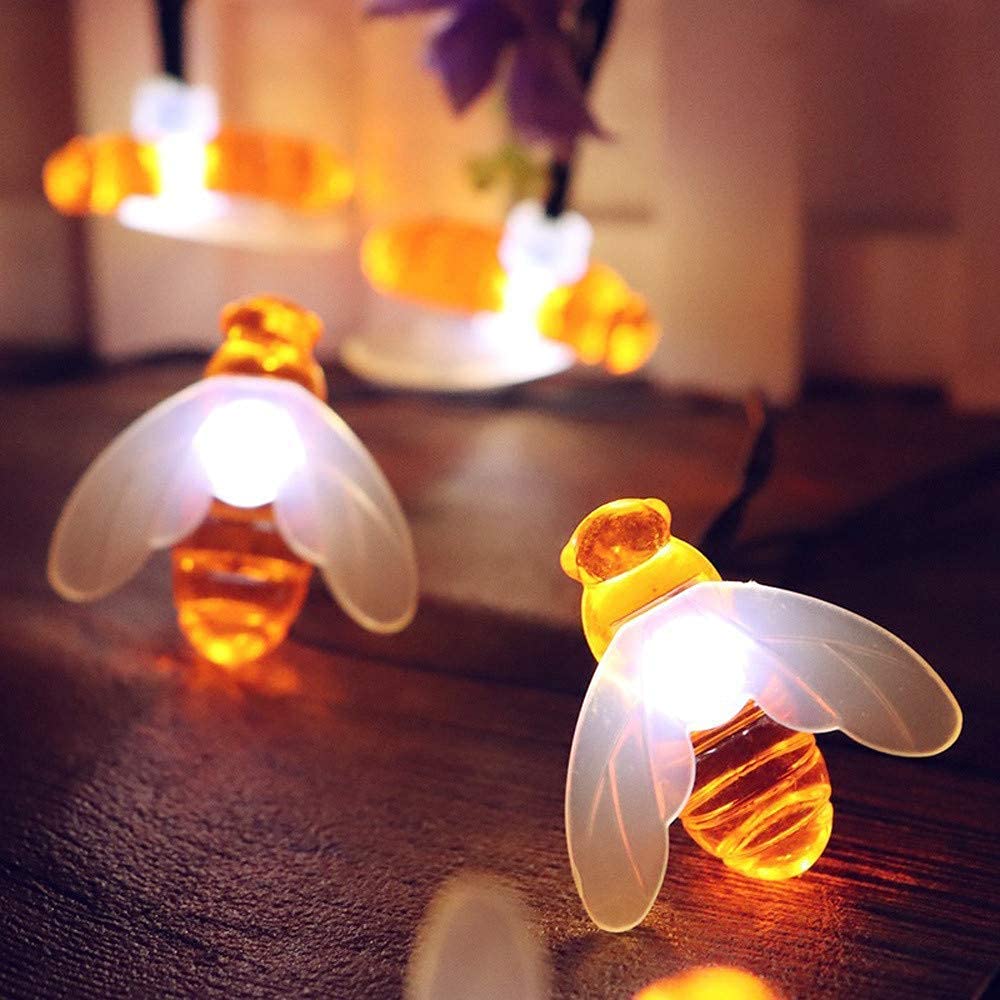 Honeybee Fairy String Lights, 4 Meter (16 Led)