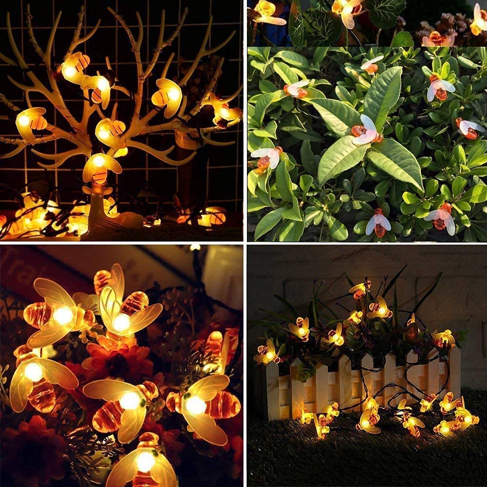 Honeybee Fairy String Lights, 4 Meter (16 Led)