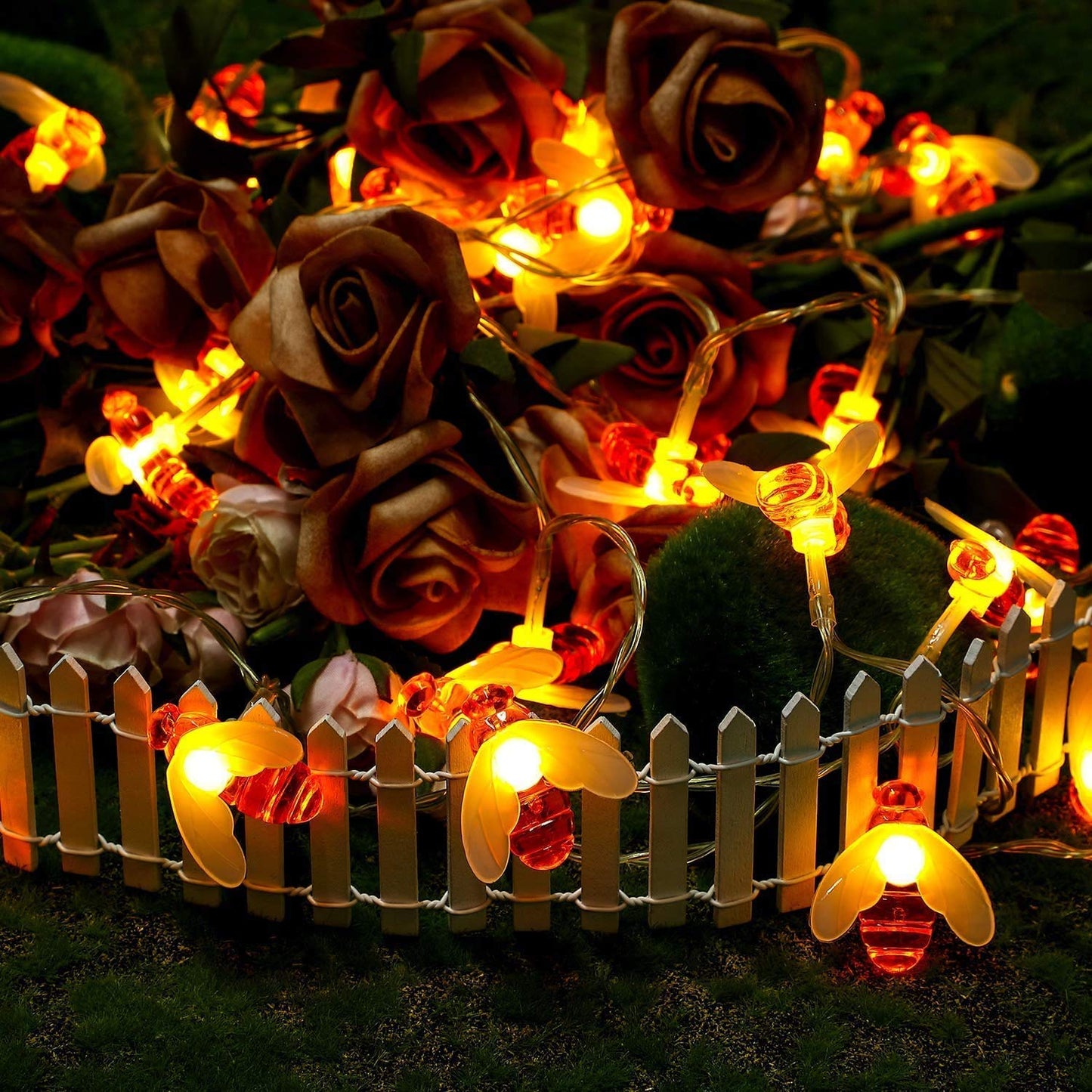 Honeybee Fairy String Lights, 4 Meter (16 Led)