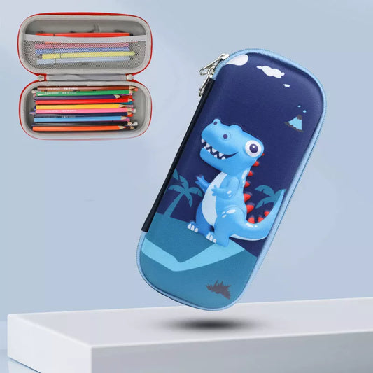 3D Dinsaur Shape Pencil Pouch Pencil Case for Girls & Kids