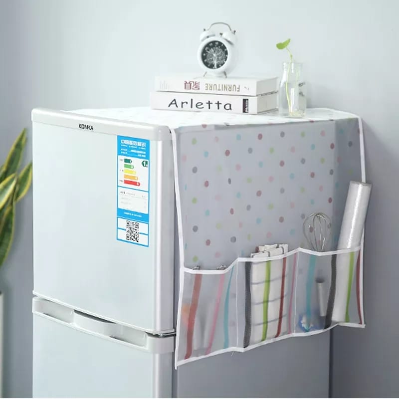 1pcs Oil-proof Waterproof Refrigerator cover
