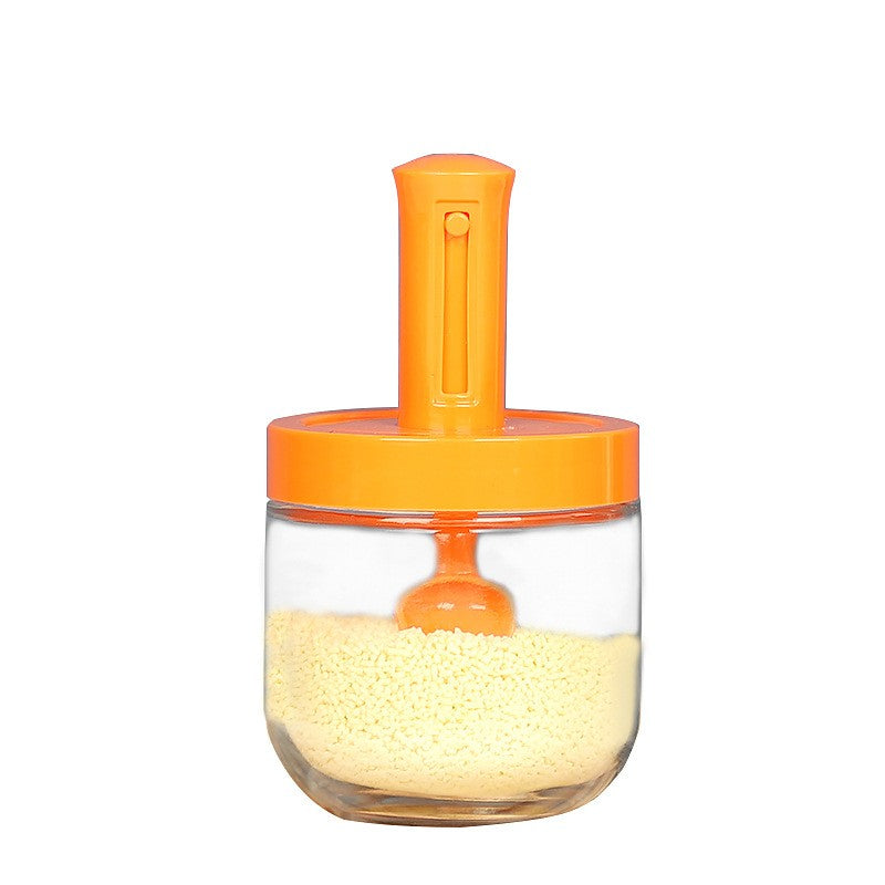 Spice Jars for Kitchen with Lid and Spoon 300ml Dispenser | Kitchen, Container Organizer