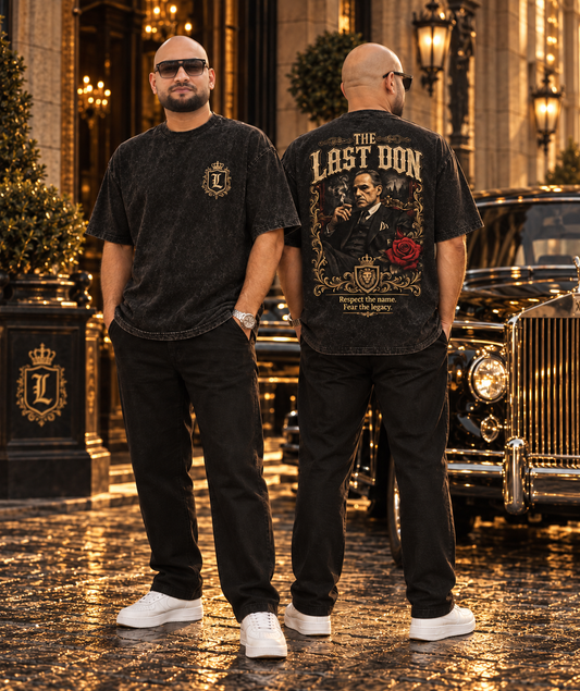 The Last Don Oversized Acid Wash T-Shirt
