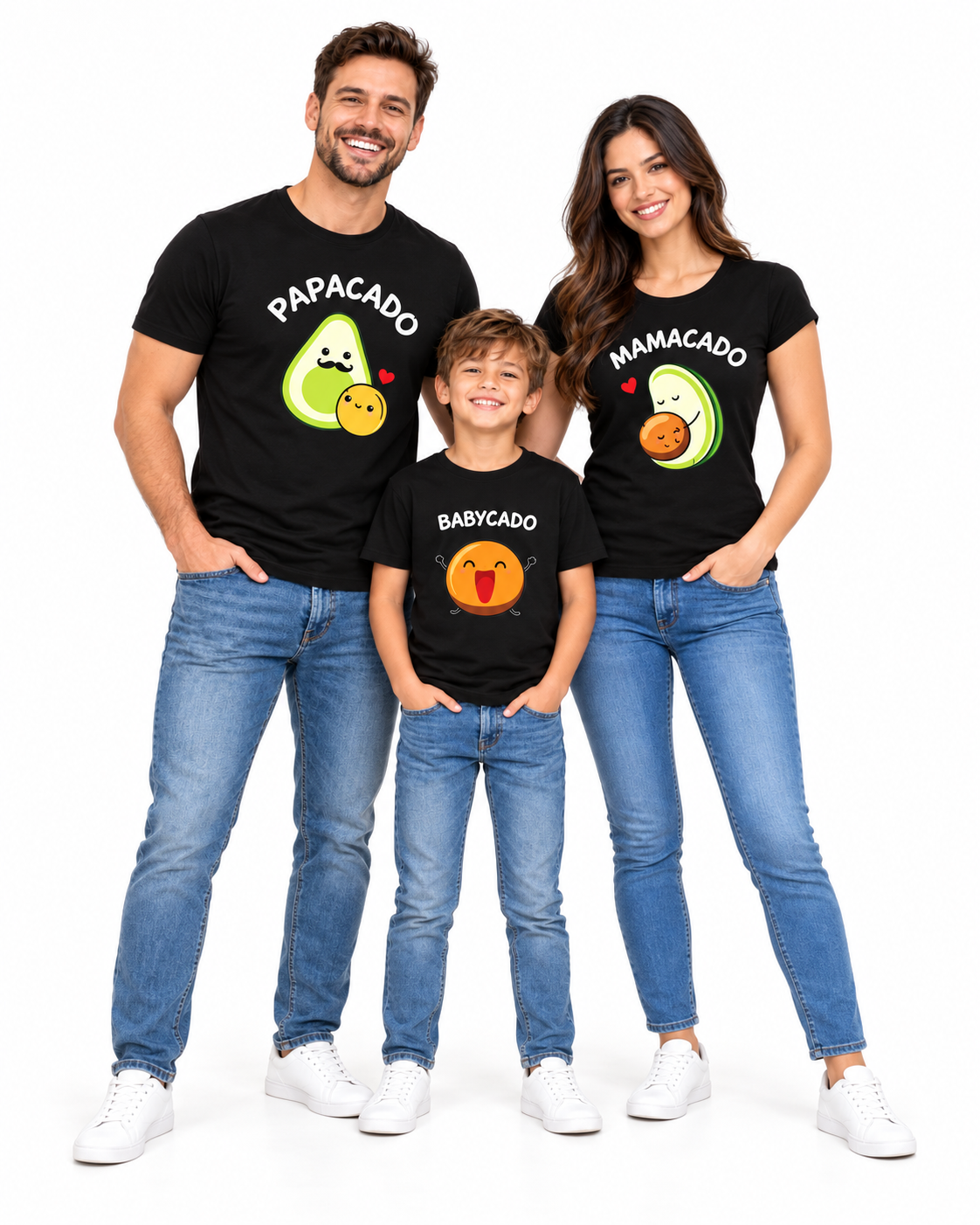Papacado Mamacado Babycado Family Matching T-Shirts