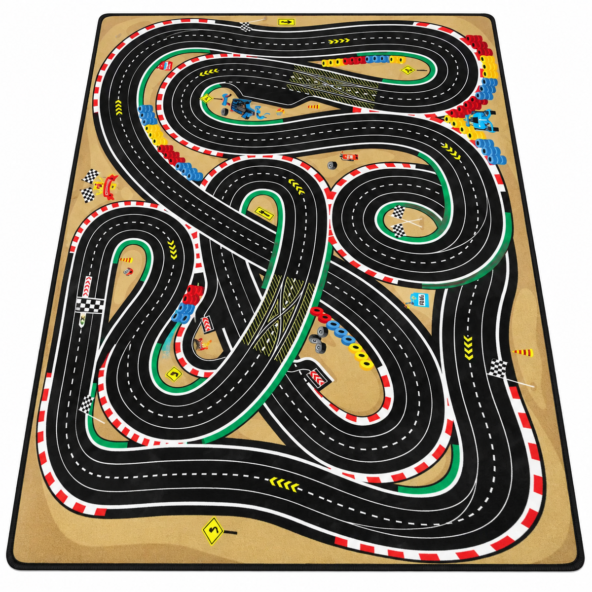Lezoir Racetrack Kids Play Mat – P4