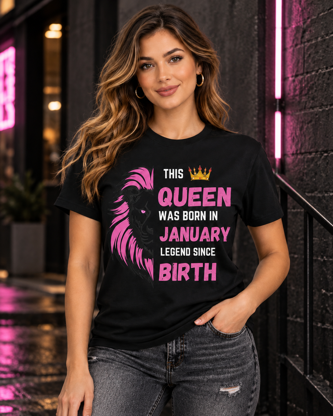 Birthday Queen T-Shirt for Women – January to December | Lezoir