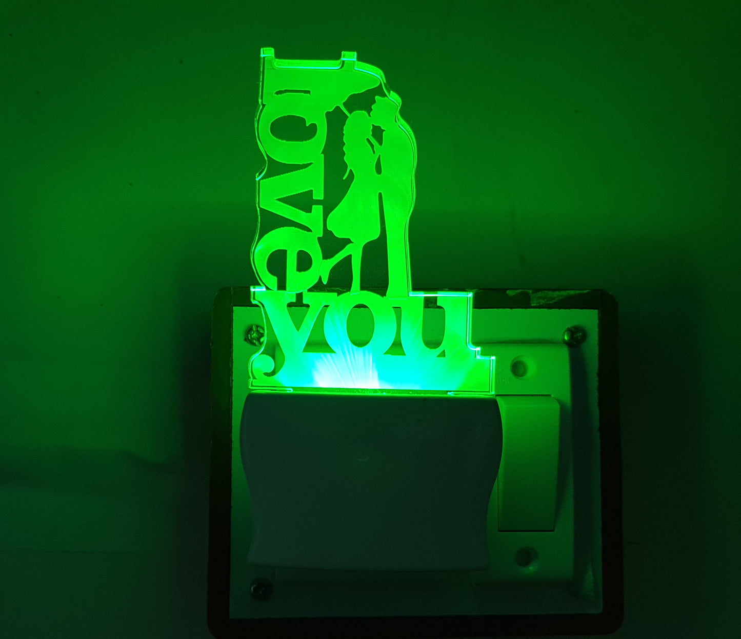 3D ” LOVE YOU ” Beautifully Colour Changing Lamp