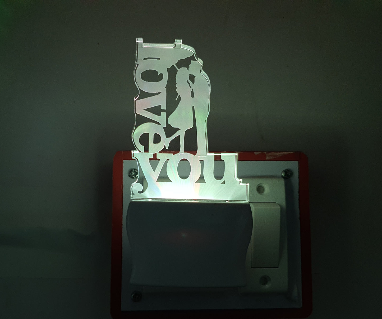 3D ” LOVE YOU ” Beautifully Colour Changing Lamp