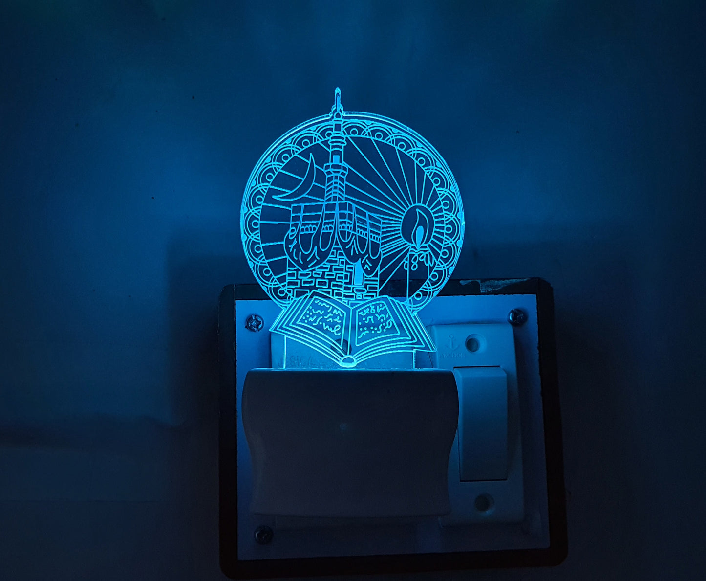 3D ” Kaaba Shareef  ” Beautifully Colour Changing Lamp