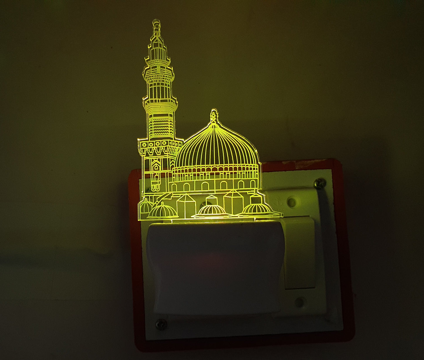 3D ” ISLAMIC ” Beautifully Colour Changing Lamp