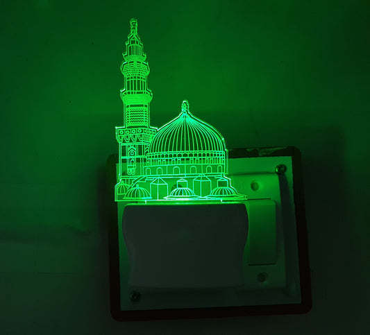 3D ” ISLAMIC ” Beautifully Colour Changing Lamp