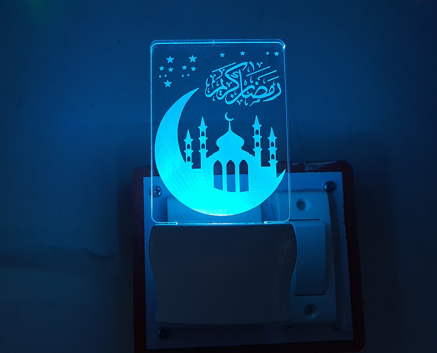 3D ” RAMDAN KAREEM 1” Beautifully Colour Changing Lamp