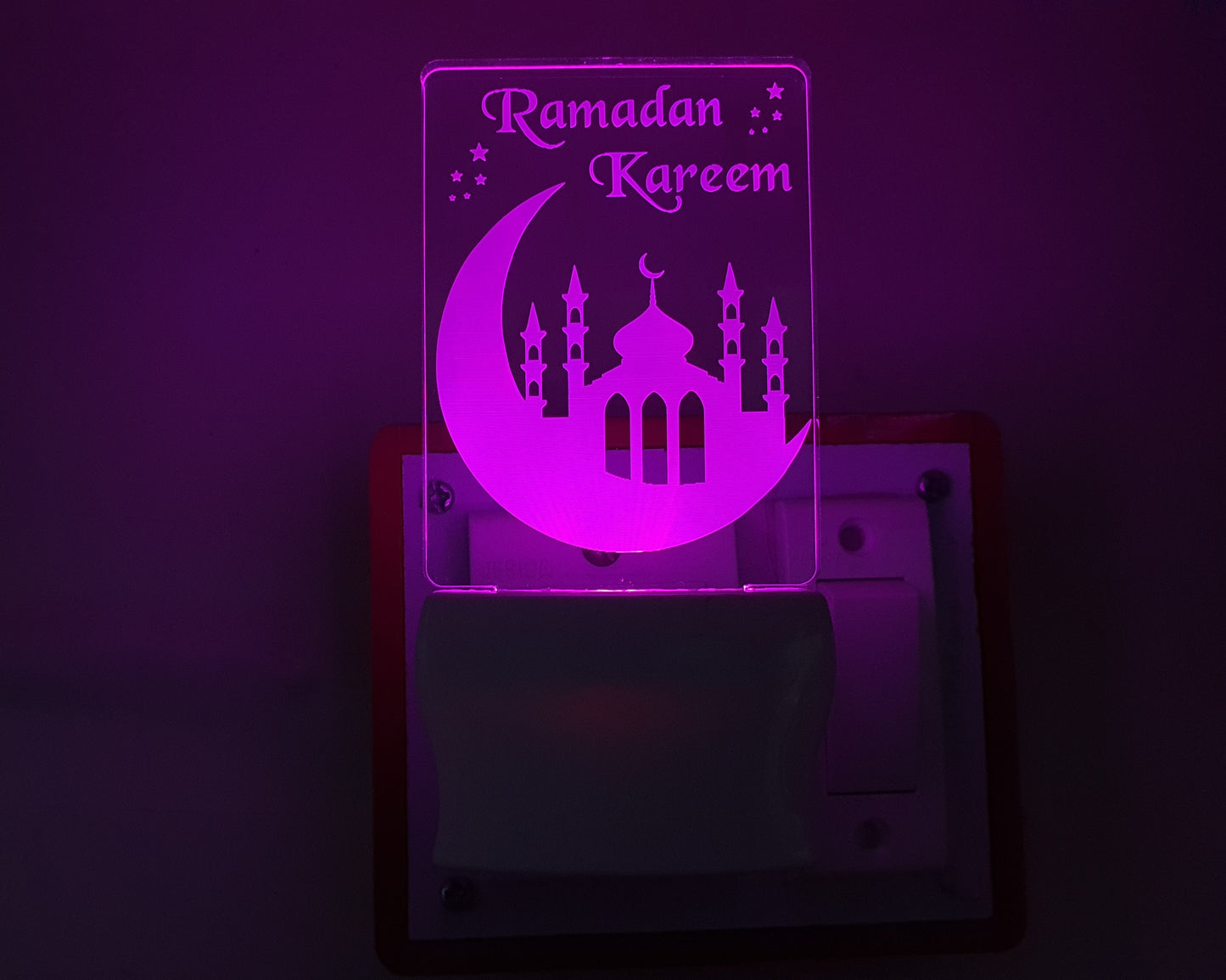 3D ” RAMDAN KAREEM ”Beautifully Colour Changing Lamp