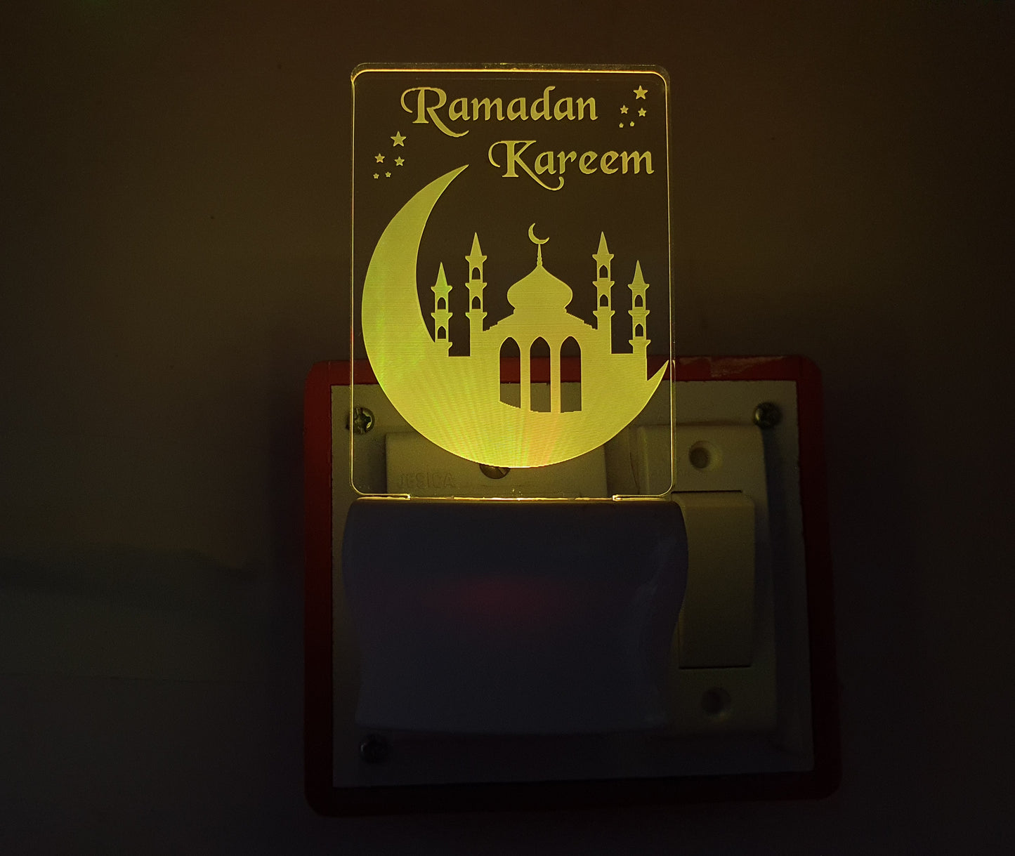 3D ” RAMDAN KAREEM ”Beautifully Colour Changing Lamp