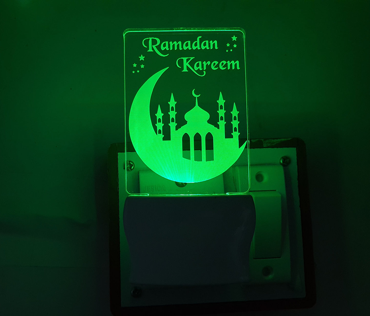 3D ” RAMDAN KAREEM ”Beautifully Colour Changing Lamp