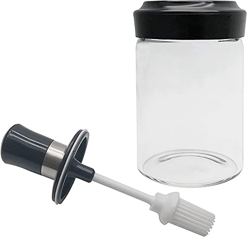 250ml Oil/Honey Dispenser Bottle for Kitchen with Oil Brush