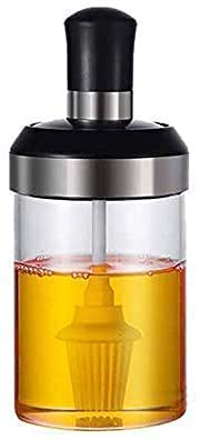 250ml Oil/Honey Dispenser Bottle for Kitchen with Oil Brush