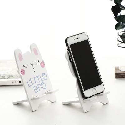 Set of 2 Wood Phone Holder