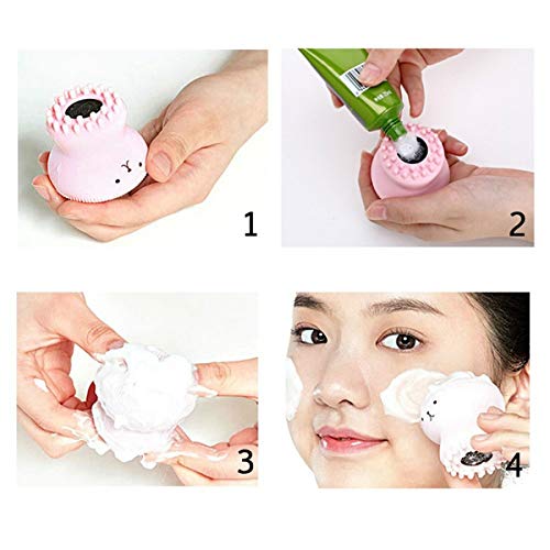 Octopus Design Silicone Facial Cleansing Brush