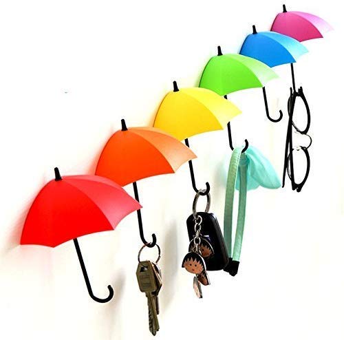 Colorful Umbrella Key Holder ( 3 peice )