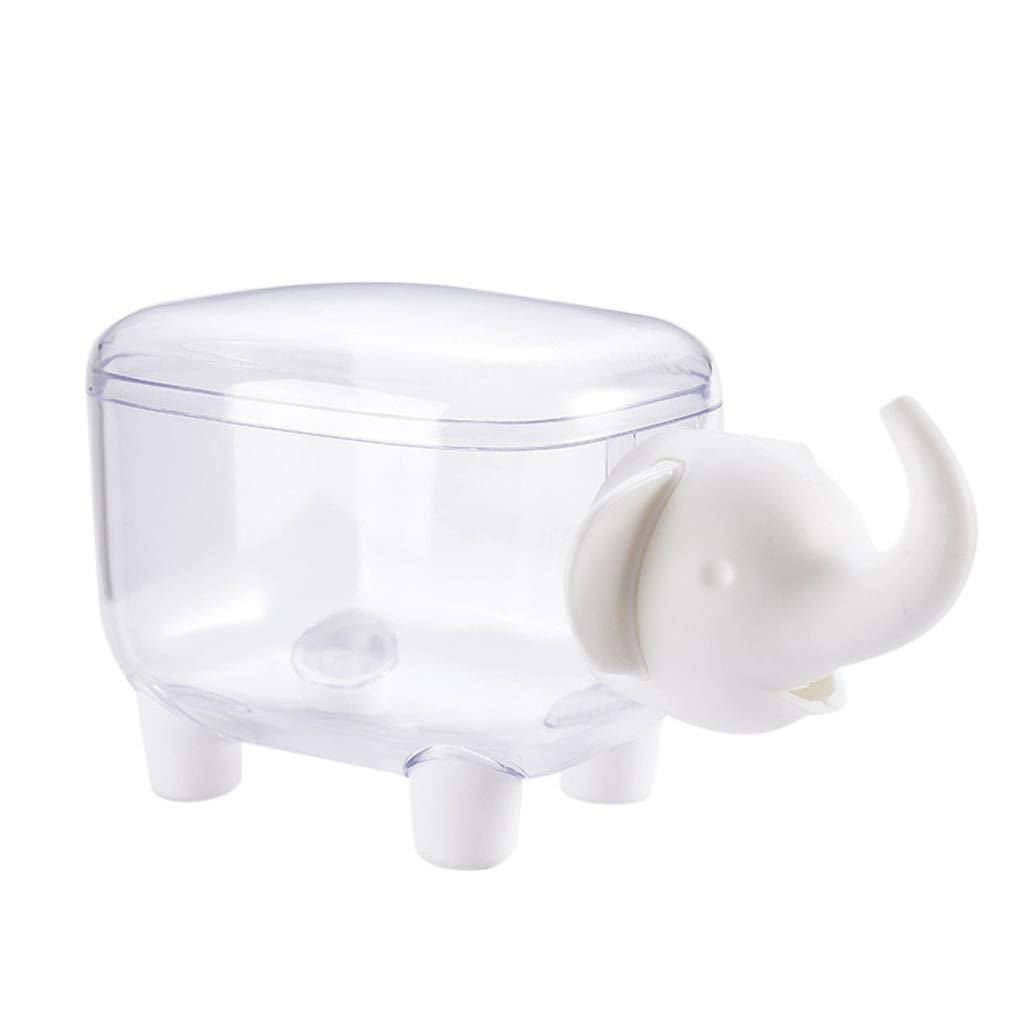 Creative Elephant Shaped Plastic Box Storage Case Organizer