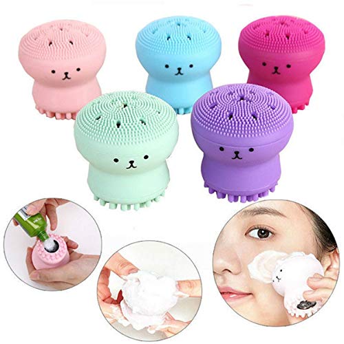 Octopus Design Silicone Facial Cleansing Brush