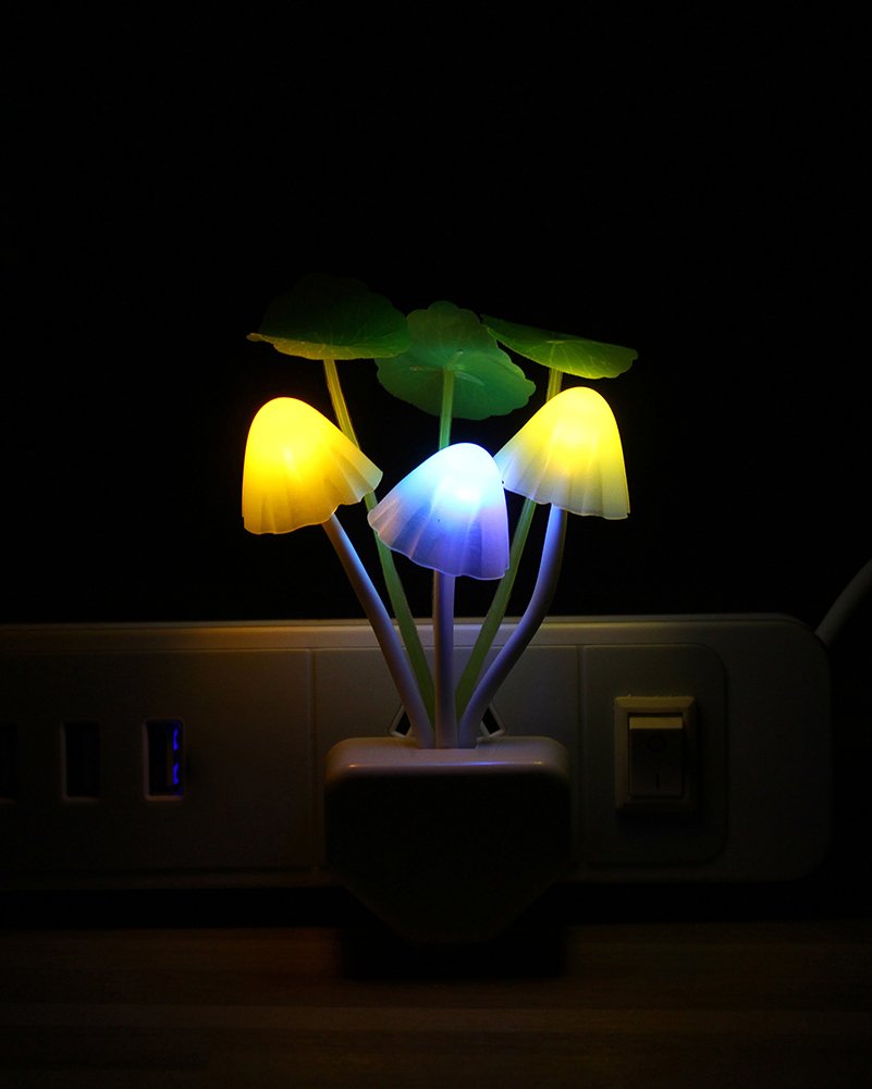 Fancy Color Changing LED Mushroom Night Light / Lamp