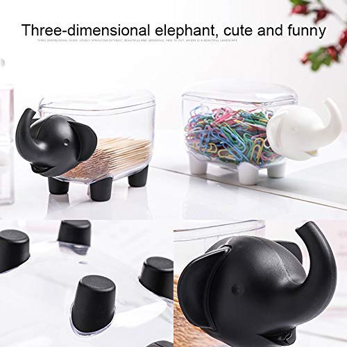 Creative Elephant Shaped Plastic Box Storage Case Organizer