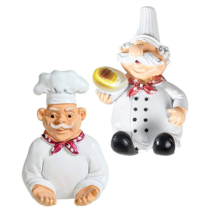 2Pc Cute Cook Chef Design Power Plug Socket Holder