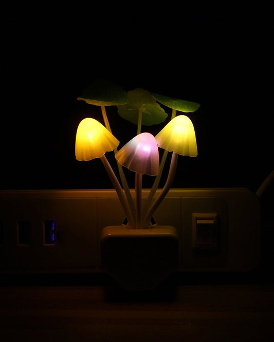 Fancy Color Changing LED Mushroom Night Light / Lamp