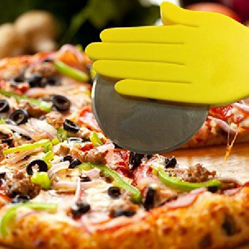 1 Peice Hand Shaped- Cake and Pizza Cutter