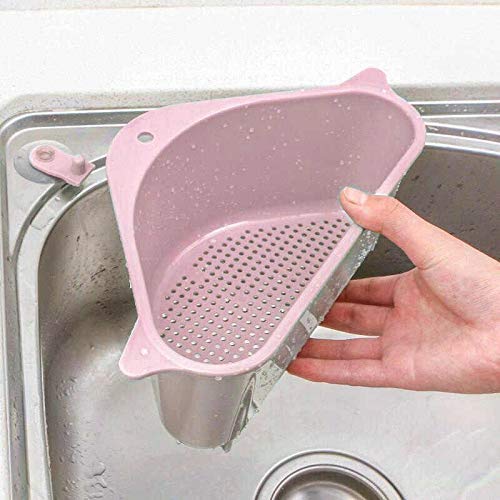 2 Pcs Kitchen Triangular Sink Strainer Baskets