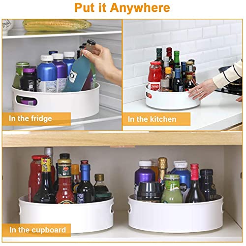 360 rotating tray kitchen storage containers