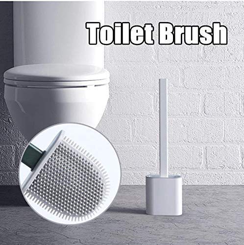 Silicone Toilet Brush With Holder