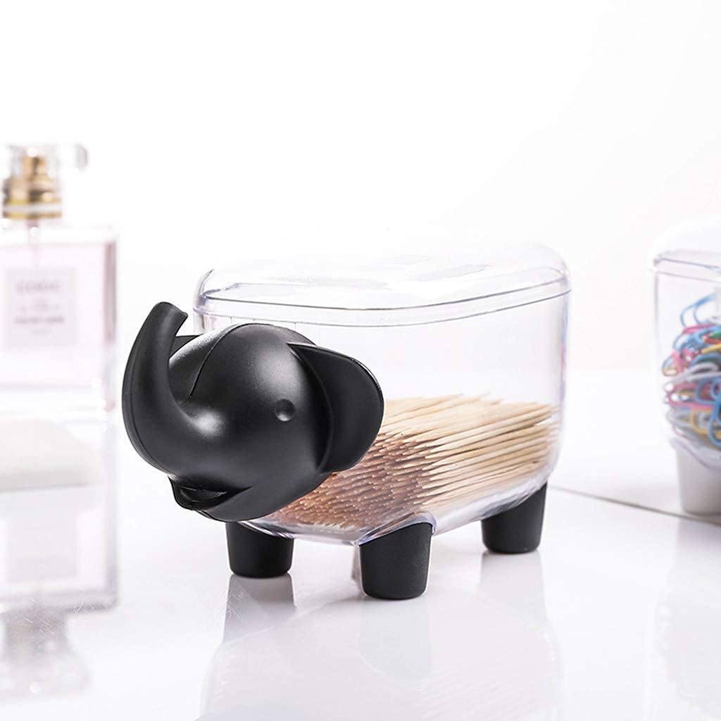 Creative Elephant Shaped Plastic Box Storage Case Organizer