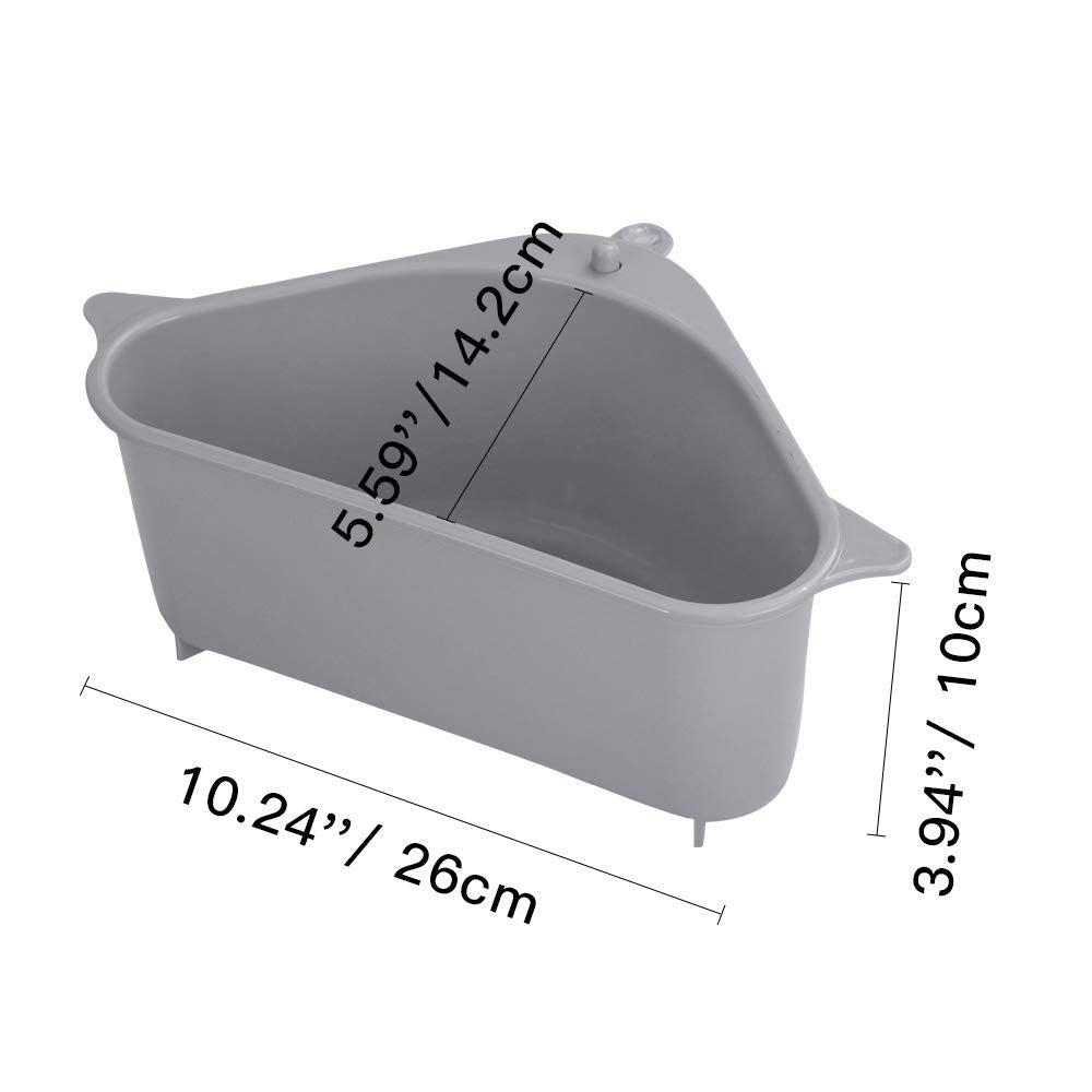 2 Pcs Kitchen Triangular Sink Strainer Baskets