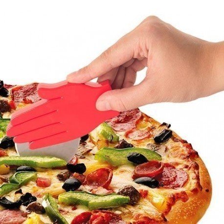 1 Peice Hand Shaped- Cake and Pizza Cutter