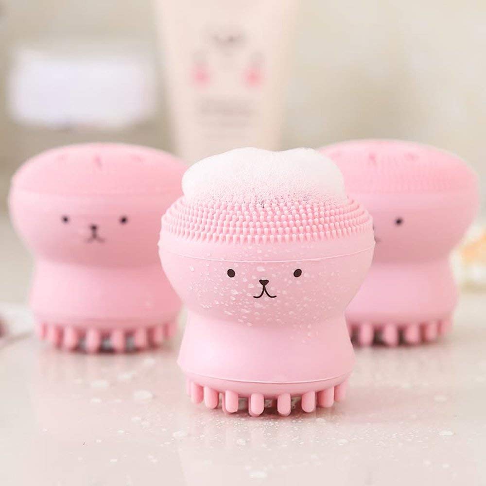 Octopus Design Silicone Facial Cleansing Brush