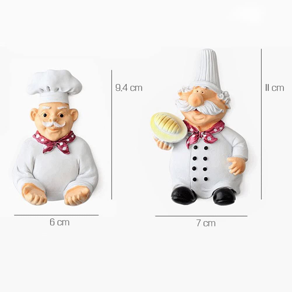 2Pc Cute Cook Chef Design Power Plug Socket Holder