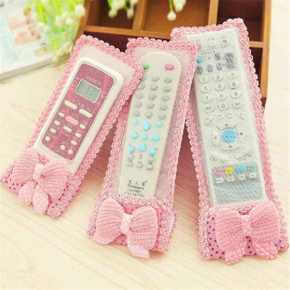 Set of 3 Standard Quality Bow Knot Remote Control Cover