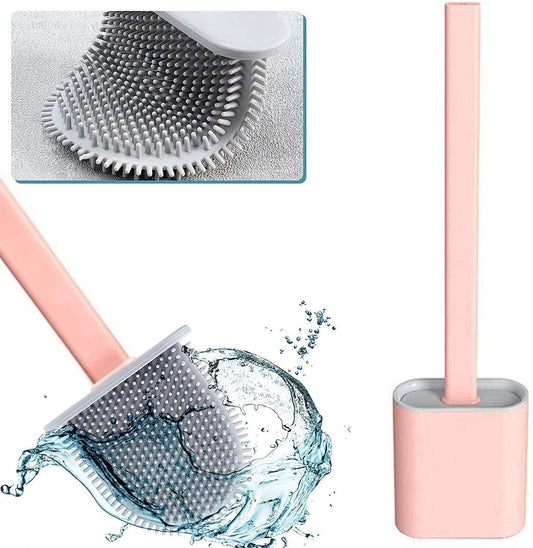 Silicone Toilet Brush With Holder